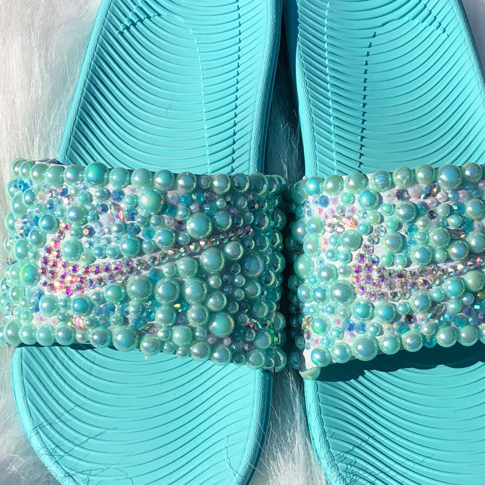Not For Sale! Custom made Nike Slides